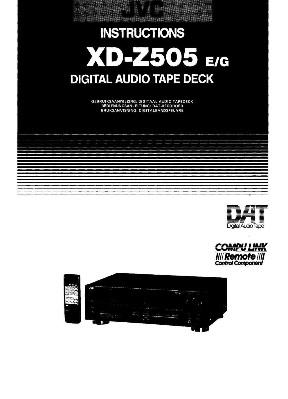 JVC XD-Z505 User Manual