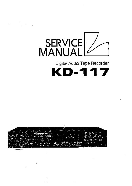 Luxman KD-117 Service Manual